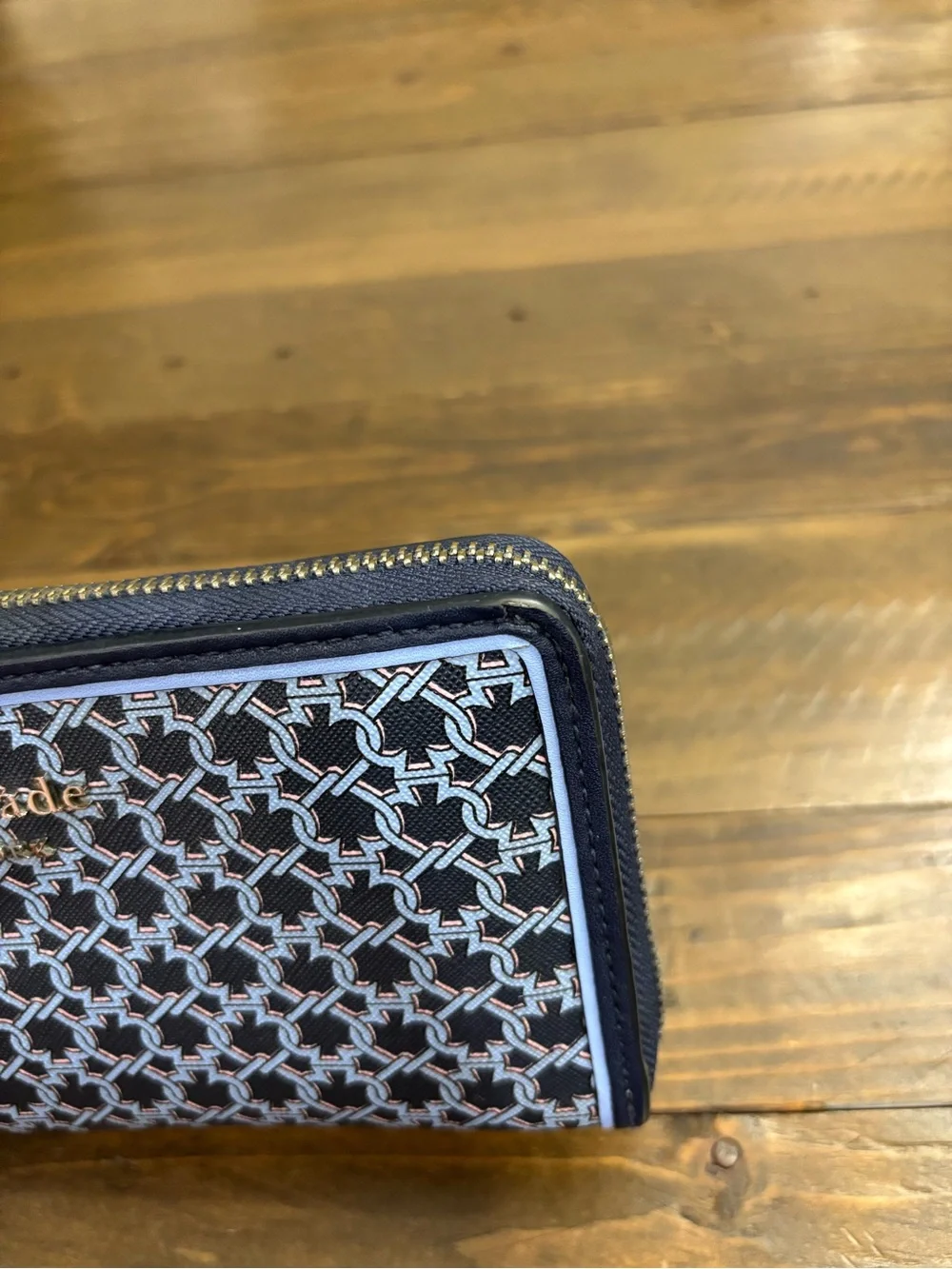 Kate Spade Continental Wallet in Spade Link Pattern